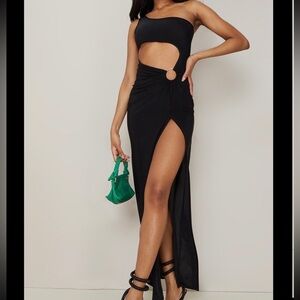 Black Cutout Maxi Dress